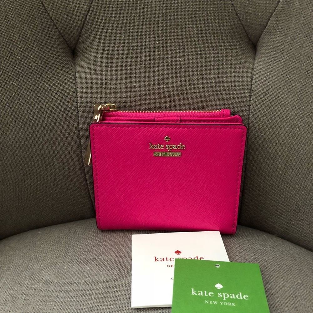 Kate Spade Hot Pink Cameron Street Adalyn Wallet